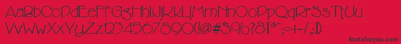 More about CricketRegular Font CricketRegular Font – Black Fonts on Red Background