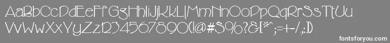 More about CricketRegular Font CricketRegular Font – White Fonts on Gray Background