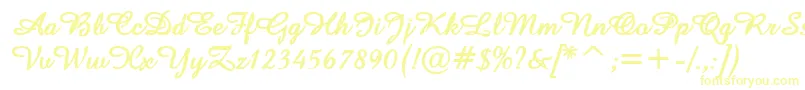 AmazeBold Font – Yellow Fonts
