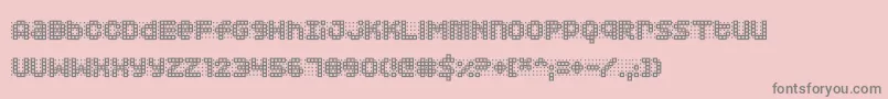More about Squarodynamic 03 Font Squarodynamic 03 Font – Gray Fonts on Pink Background