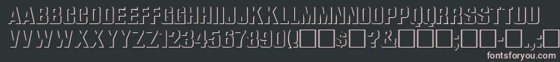 WhataReliefRegular Font – Pink Fonts on Black Background