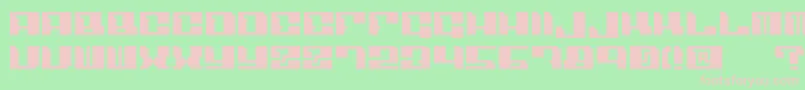 Angulo Font – Pink Fonts on Green Background