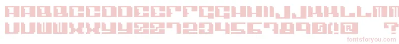 Шрифт Angulo – розовые шрифты на белом фоне