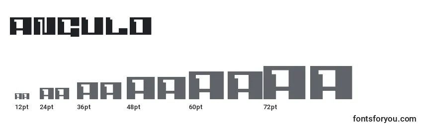 Angulo (101892) Font Sizes