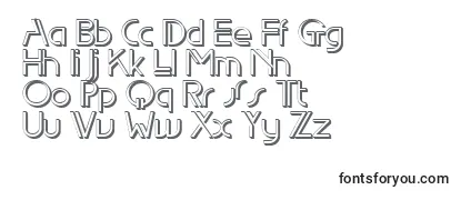 Edgelineshadow Font
