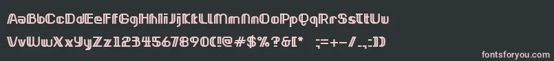 Подробнее о шрифте NeonclipperBold Шрифт NeonclipperBold – розовые шрифты на чёрном фоне