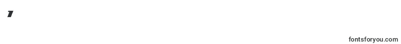 Tigersharkboldital Font – Fonts for Digit 1