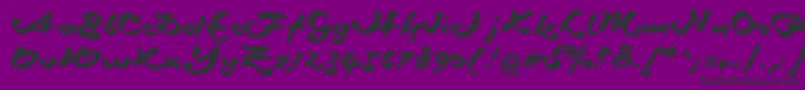 Schneidlermaxim Font – Black Fonts on Purple Background