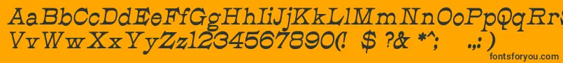 fuente JmhCajitaBoldItalic – Fuentes Negras Sobre Fondo Naranja