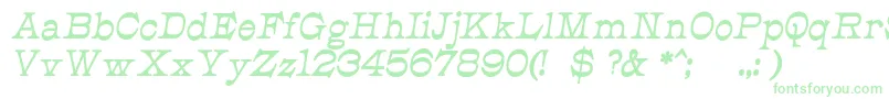 Fonte JmhCajitaBoldItalic – fontes verdes