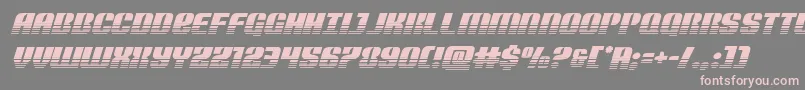 Nightwraithtwotoneital Font – Pink Fonts on Gray Background