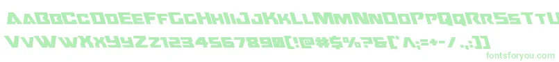 Oceanicdriftleft Font – Green Fonts on White Background