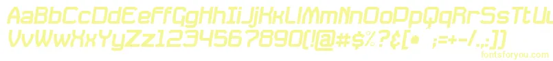 DavilleSlanted Font – Yellow Fonts