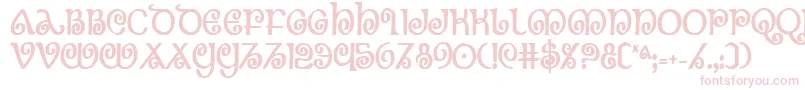 Theshirebc Font – Pink Fonts on White Background