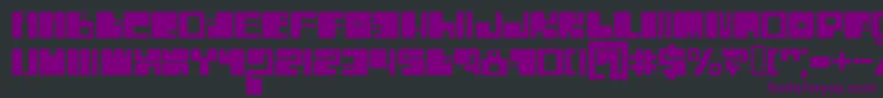 Intaglios Font – Purple Fonts on Black Background