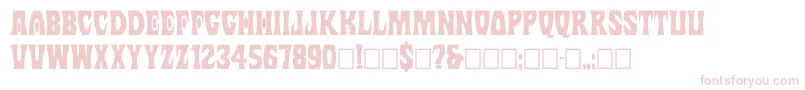 Margitc Font – Pink Fonts on White Background