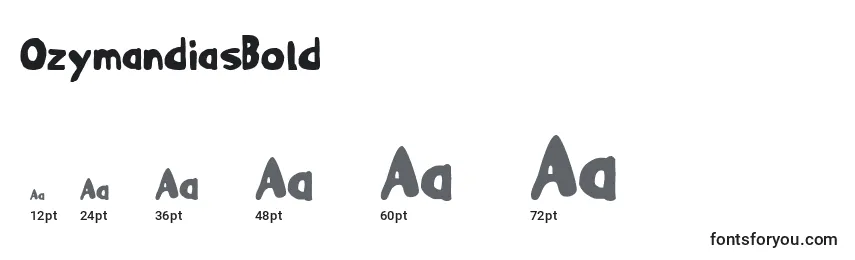 OzymandiasBold Font Sizes