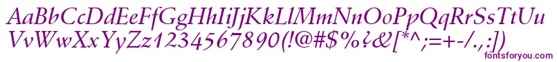 DeutchMediumSsiMediumItalic Font – Purple Fonts