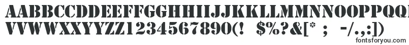 Шрифт StencilLt – крутые шрифты