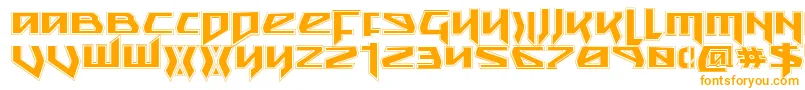 フォントSnubfightera – オレンジのフォント