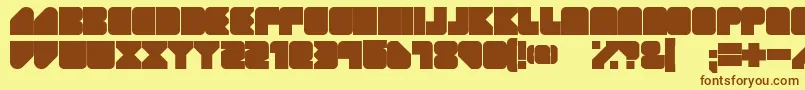 Más sobre la fuente GeistRnd fuente GeistRnd – Fuentes Marrones Sobre Fondo Amarillo
