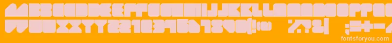 More about GeistRnd Font GeistRnd Font – Pink Fonts on Orange Background
