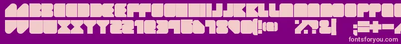 GeistRnd Font – Pink Fonts on Purple Background