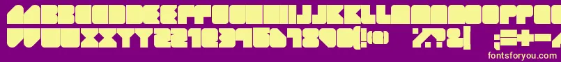 More about GeistRnd Font GeistRnd Font – Yellow Fonts on Purple Background