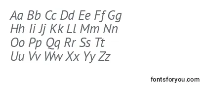 GeometriaSansItalic Font