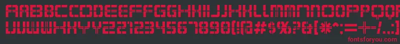 KarnivoreKrate Font – Red Fonts on Black Background