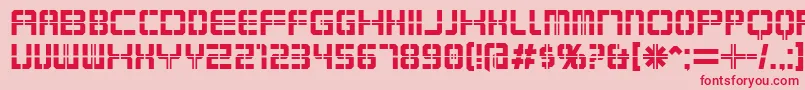 KarnivoreKrate Font – Red Fonts on Pink Background