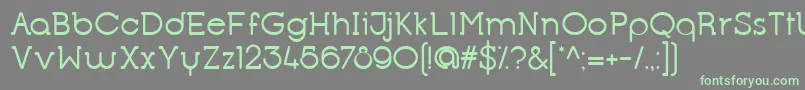 More about OpificioSerifRounded Font OpificioSerifRounded Font – Green Fonts on Gray Background