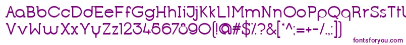 Police OpificioSerifRounded – polices violettes