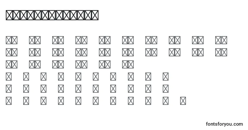 Schriftart Caravanltstd3 – Alphabet, Zahlen, spezielle Symbole