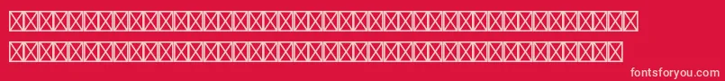 Police Caravanltstd3 – polices roses sur fond rouge