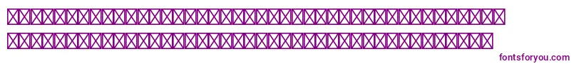 フォントCaravanltstd3 – 白い背景に紫のフォント