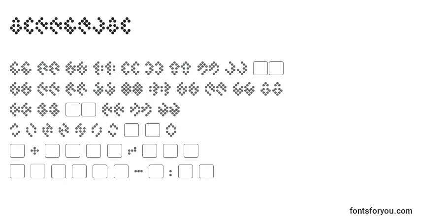 Schriftart Tellarite – Alphabet, Zahlen, spezielle Symbole