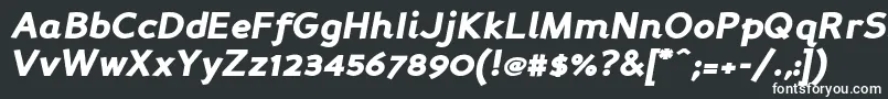 Шрифт Persabki – белые шрифты