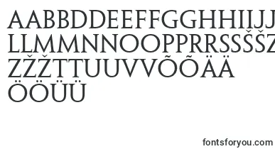 PenumbraSerifWeb font – estonian Fonts