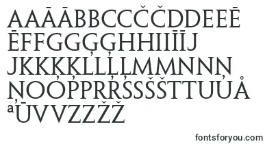 PenumbraSerifWeb font – latvian Fonts