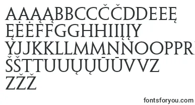 PenumbraSerifWeb font – lithuanian Fonts