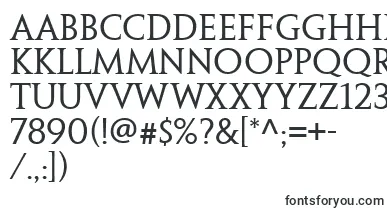PenumbraSerifWeb font – Fonts For Signage
