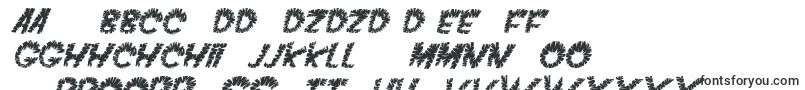VtcScreamitloudslicedItalic-Schriftart – slowakische Schriften