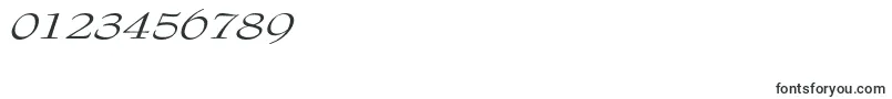 TophatextendedItalic Font – Fonts for Numbers and Digits