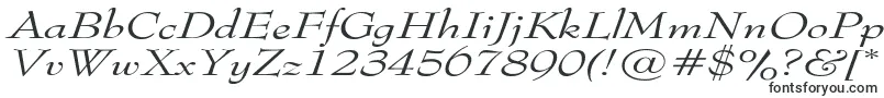 TophatextendedItalic-fontti – Vakiintuneet fontit