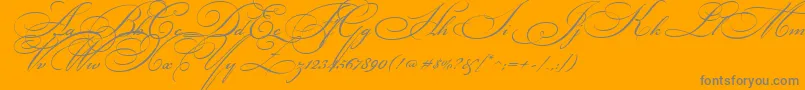 Más sobre la fuente BikhamCyrScript fuente BikhamCyrScript – Fuentes Grises Sobre Fondo Naranja