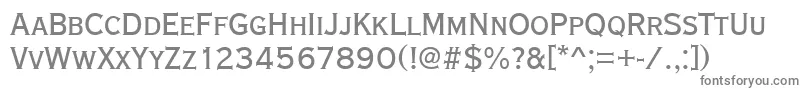 Copperplatetmedcon Font – Gray Fonts on White Background