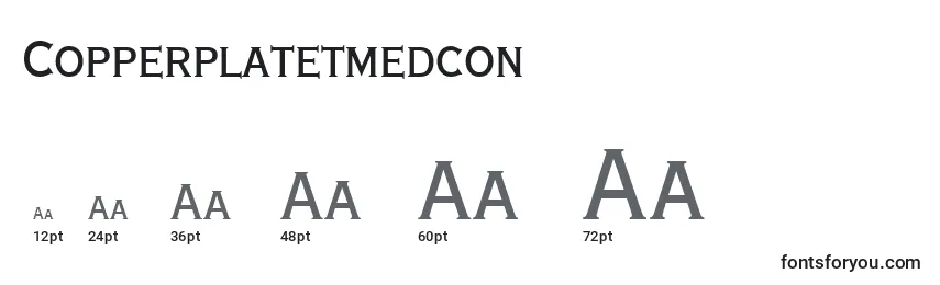 Размеры шрифта Copperplatetmedcon
