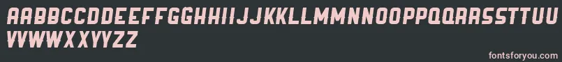 Ranger Font – Pink Fonts on Black Background
