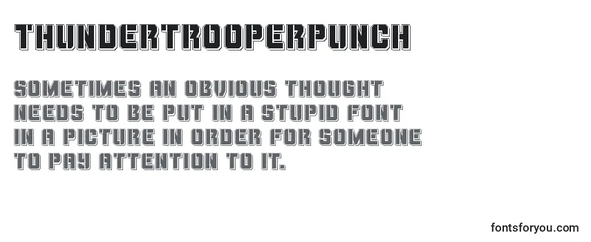 Шрифт Thundertrooperpunch
